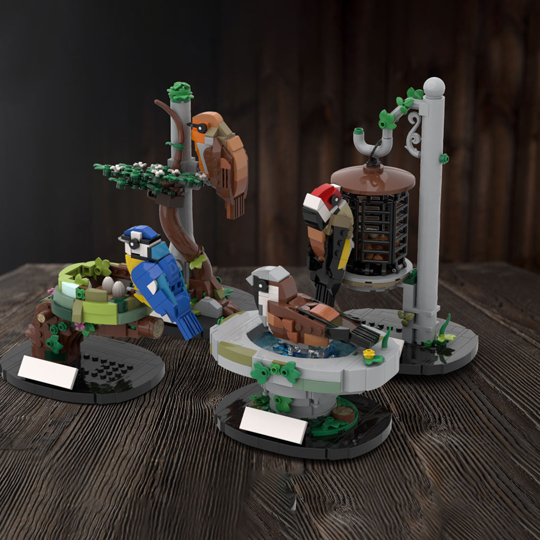 MOC-138570 Garden Birds of Britain Klemmbausteine
