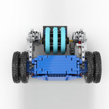 MOC 4WD Mechanical Battle Bot with Gear Drive and Triple Armor Rings Klemmbausteine