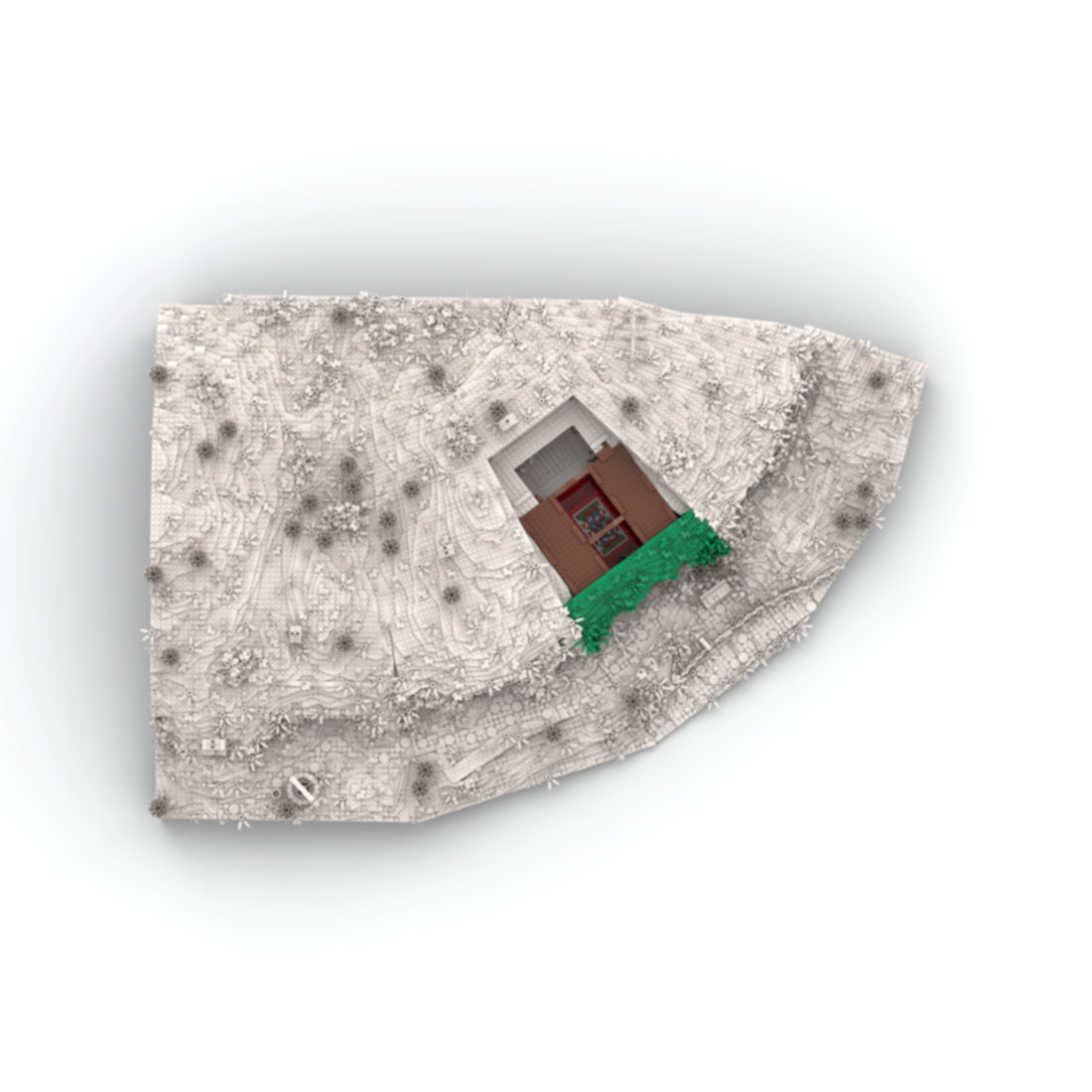 Medieval Cave Dwelling M2 Module Klemmbausteine