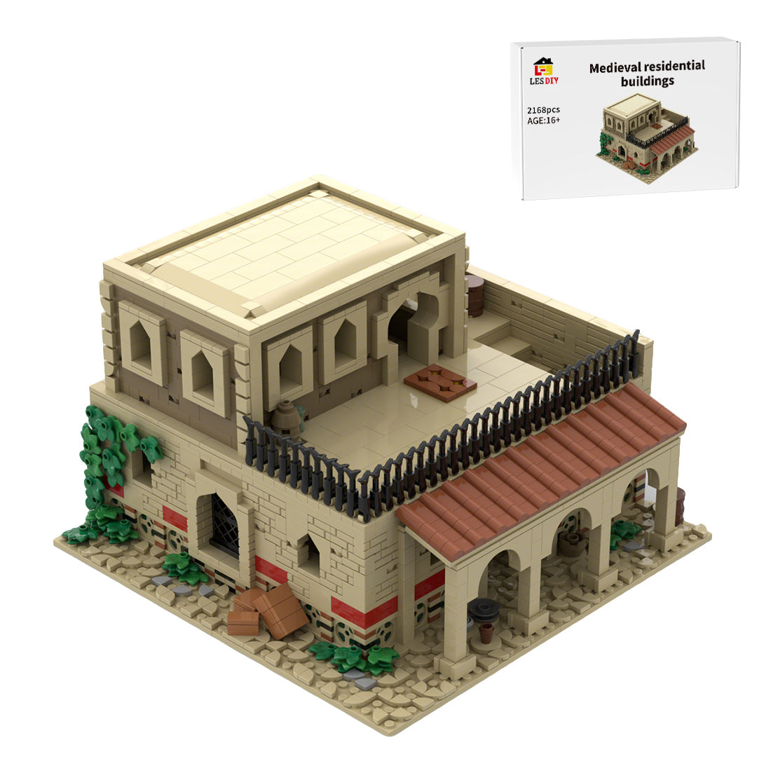 MOC-211552 Age of Empires - House 2 (Middle Eastern) Klemmbausteine