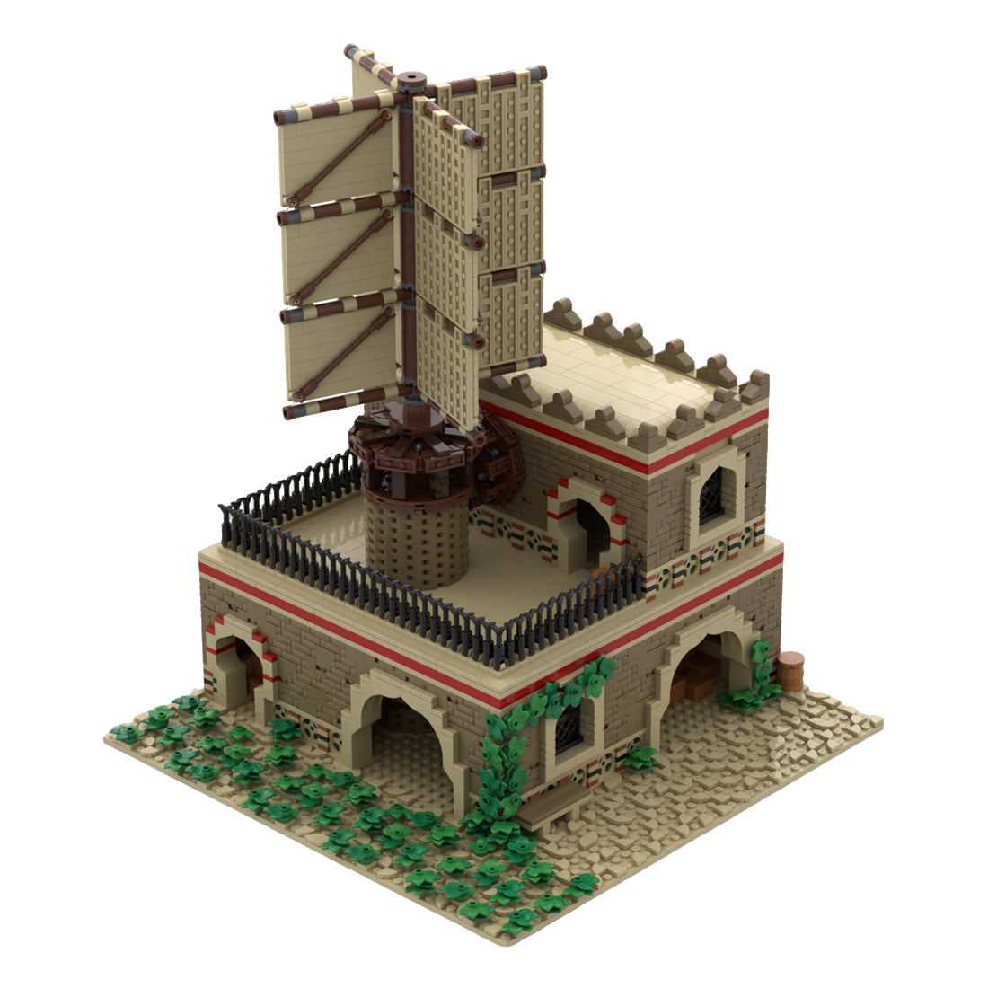 MOC-210034 Age of Empires - Mill (Middle Eastern) Klemmbausteine