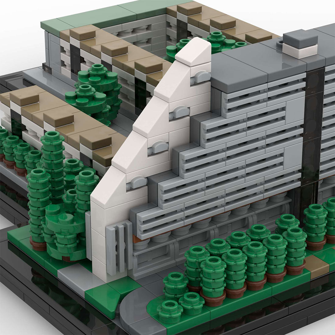 MOC-238846 Wintergartenhochhaus, Leipzig, Germany Klemmbausteine