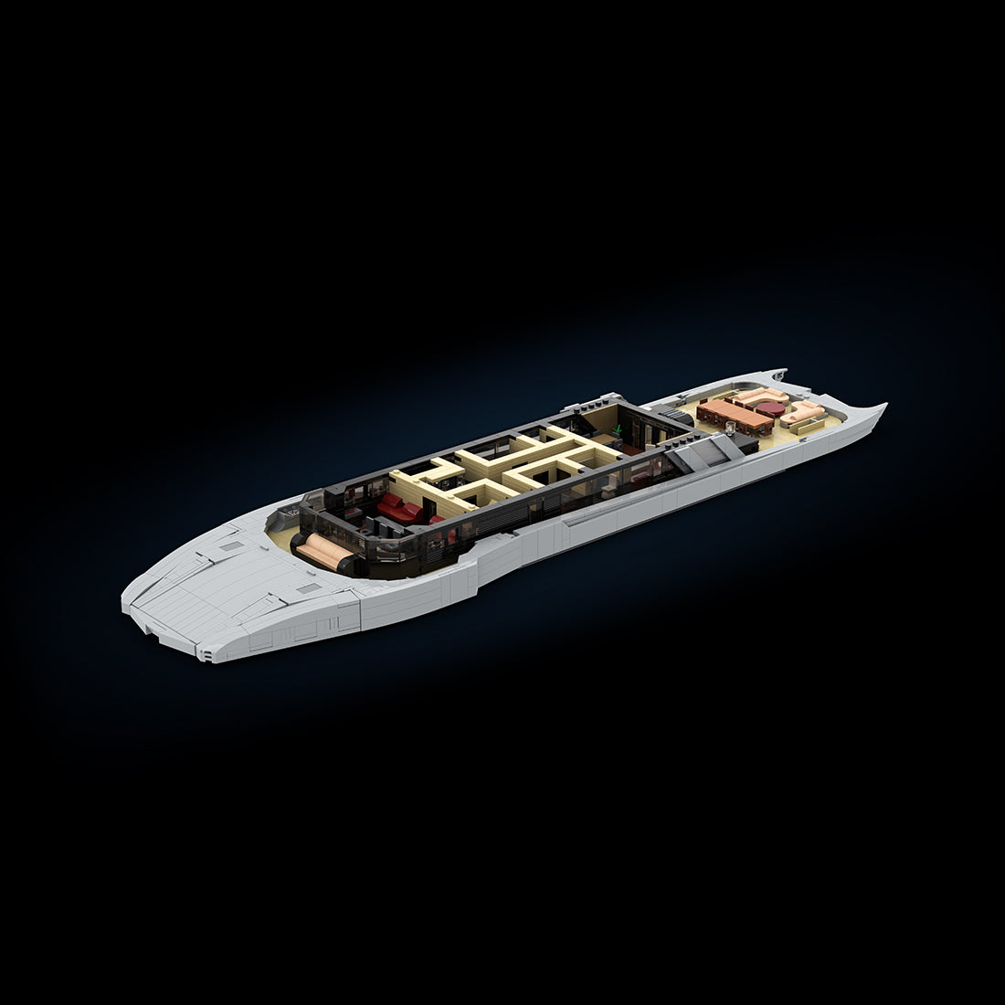 MOC-254412 VELETTA Superyacht Part 5 Klemmbausteine