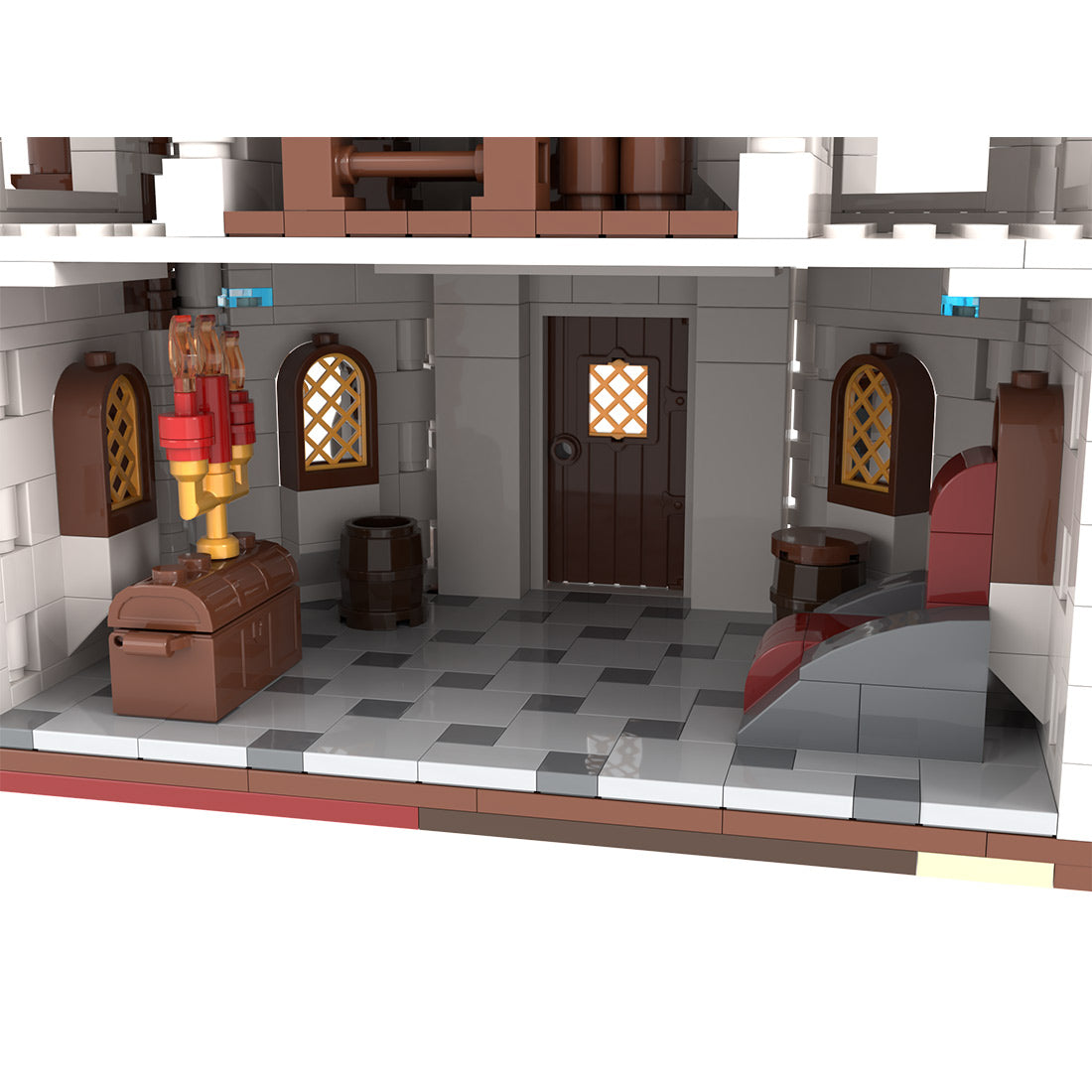 MOC-233345 White Wizard's tower Klemmbausteine