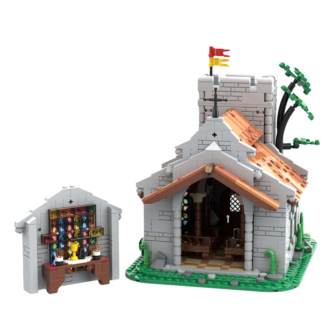 MOC-153931 Kirche der Löwenritter (passend zu 10305) Klemmbausteine