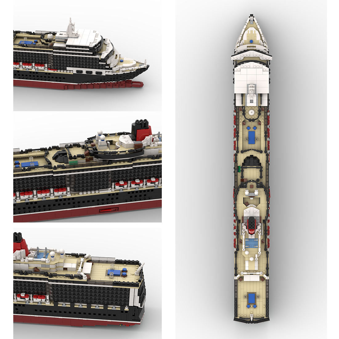 MOC-119910 Queen Elizabeth (Building instructions only) Klemmbausteine