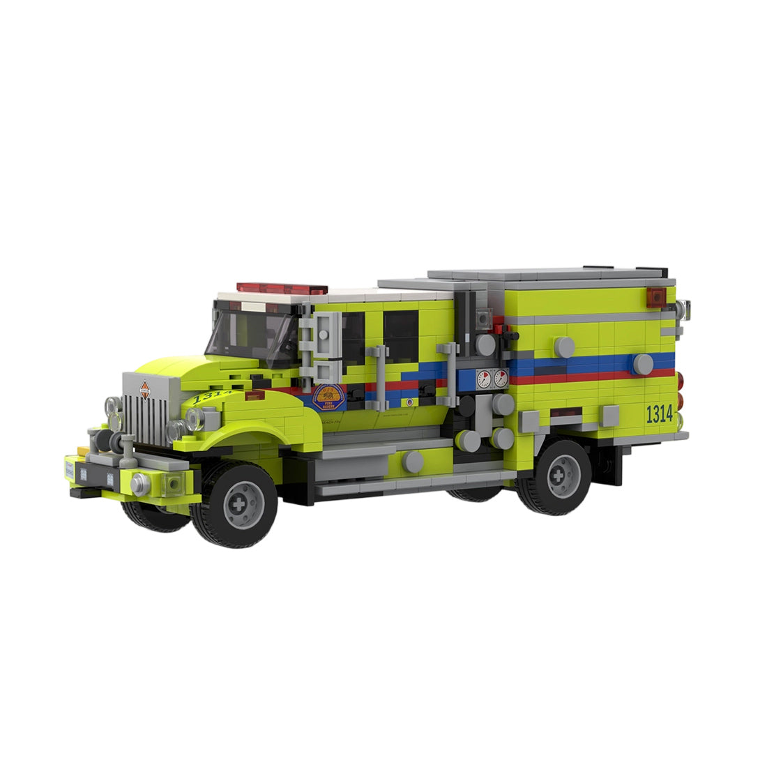 MOC-250511 2020 BME Intl. Typ III Cal OES Waldbrandlöschfahrzeug Klemmbausteine