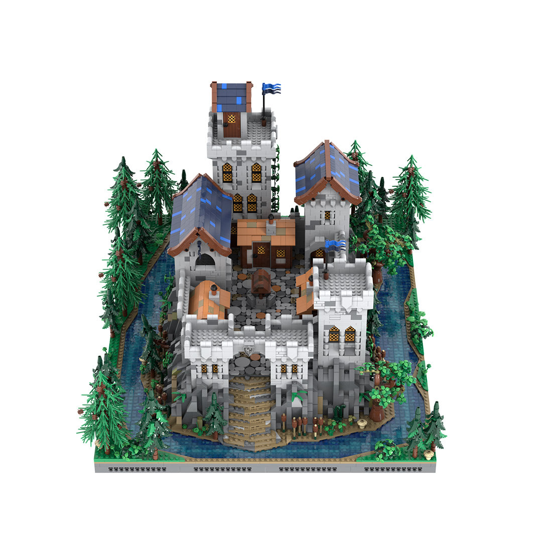 MOC-229261 Black Falcon’s Castle Klemmbausteine