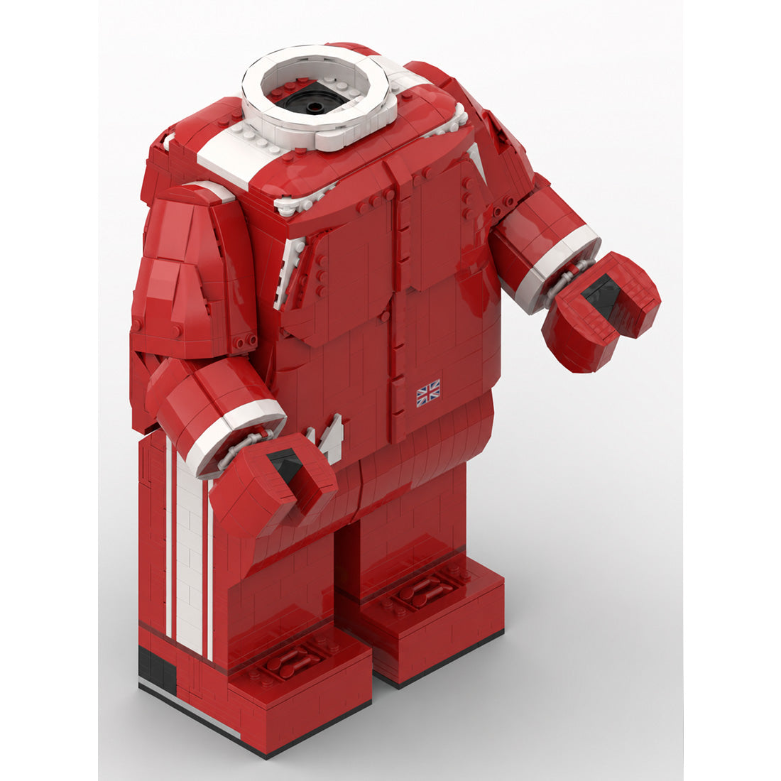 MOC-271647 Lewis Hamilton Megafigure (fits the official Lego helmet) Klemmbausteine