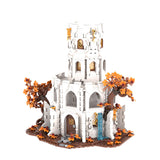 MOC-233345 White Wizard's tower Klemmbausteine