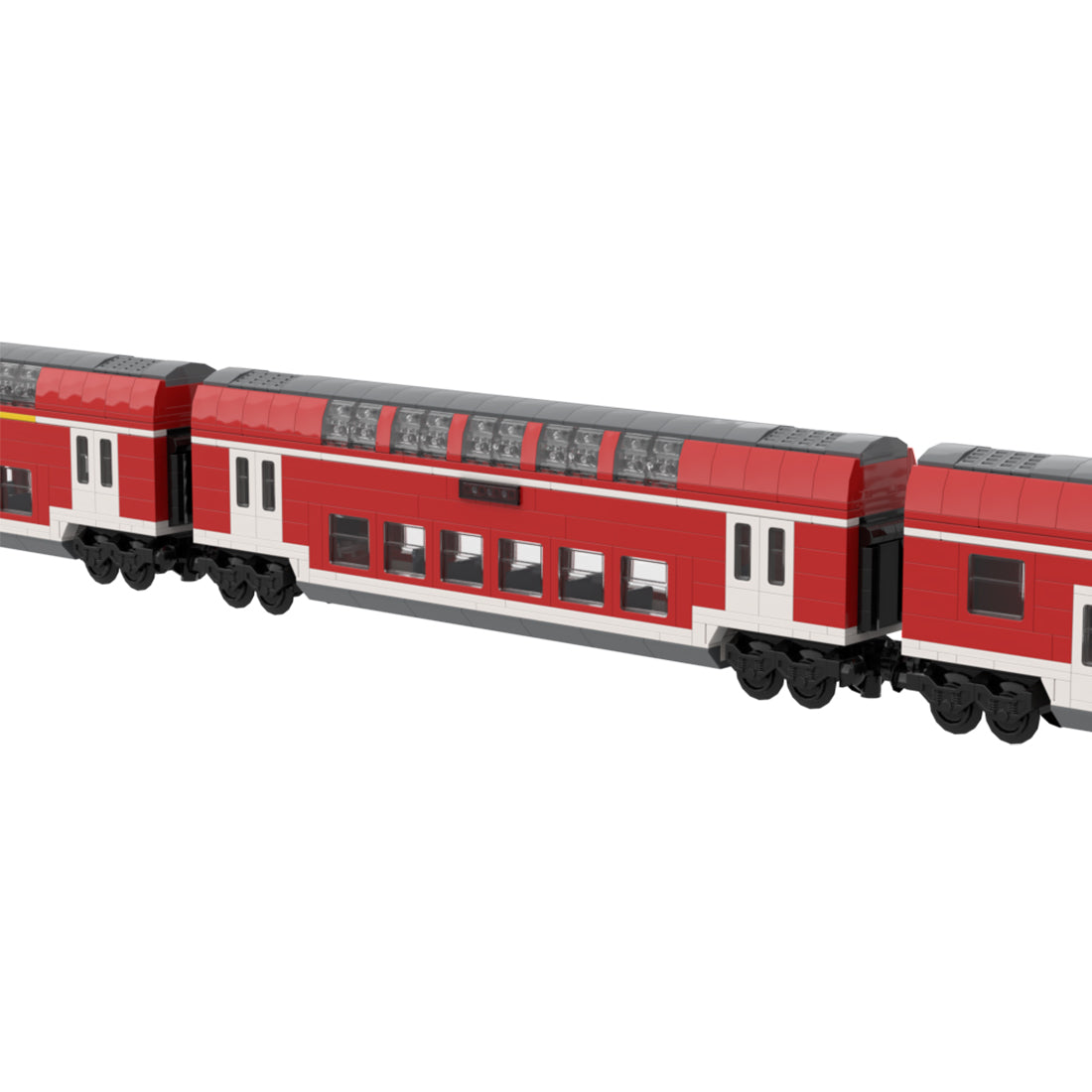 DB-Elektrische Doppelstock-Pendlerlokomotive Klemmbausteine