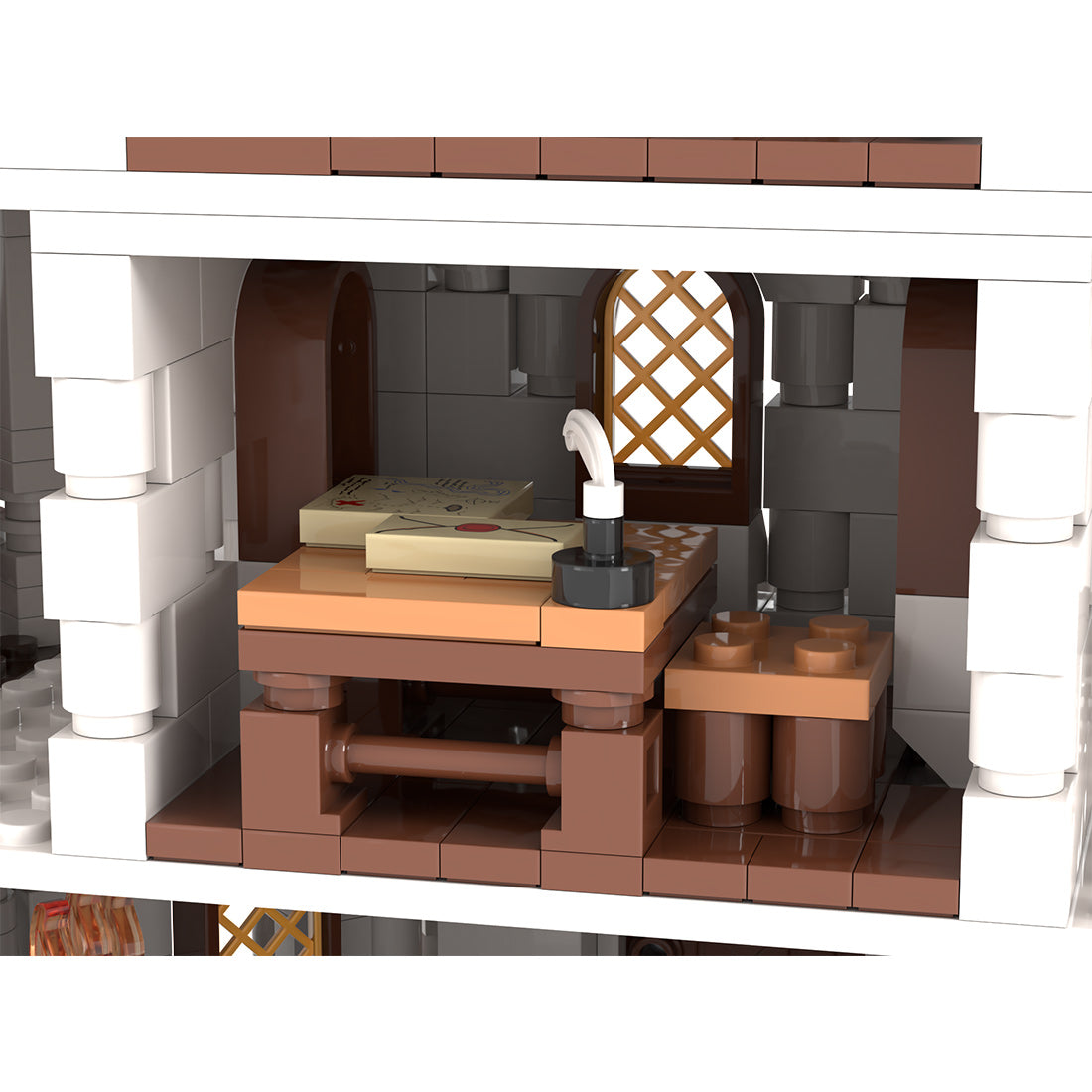 MOC-233345 White Wizard's tower Klemmbausteine