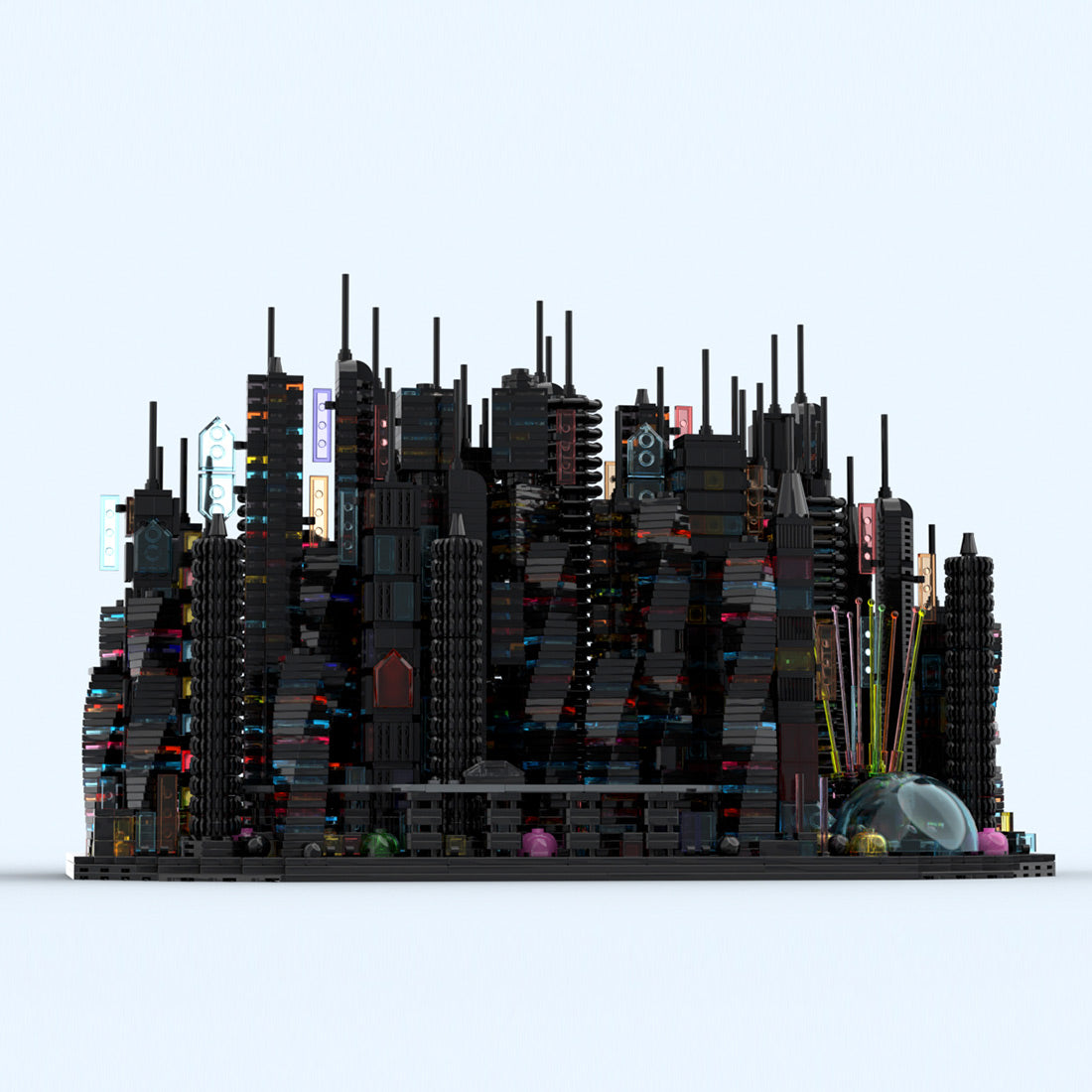 MOC-270096 Bay City - Altered Carbon - a Cyberpunk Microcity Klemmbausteine