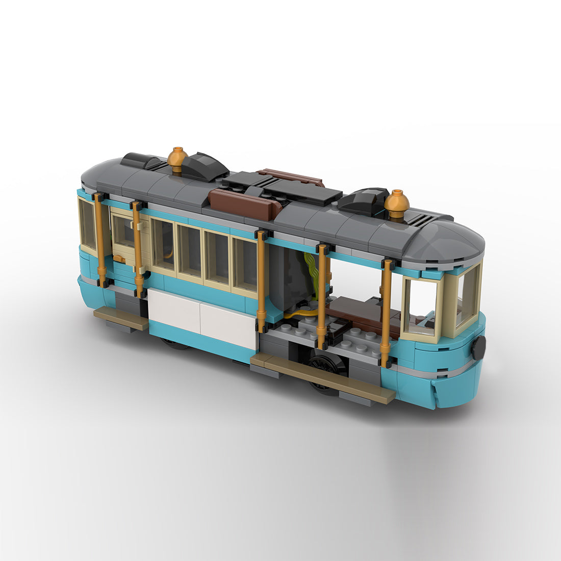 MOC-267158 Classic Beach Tram Klemmbausteine
