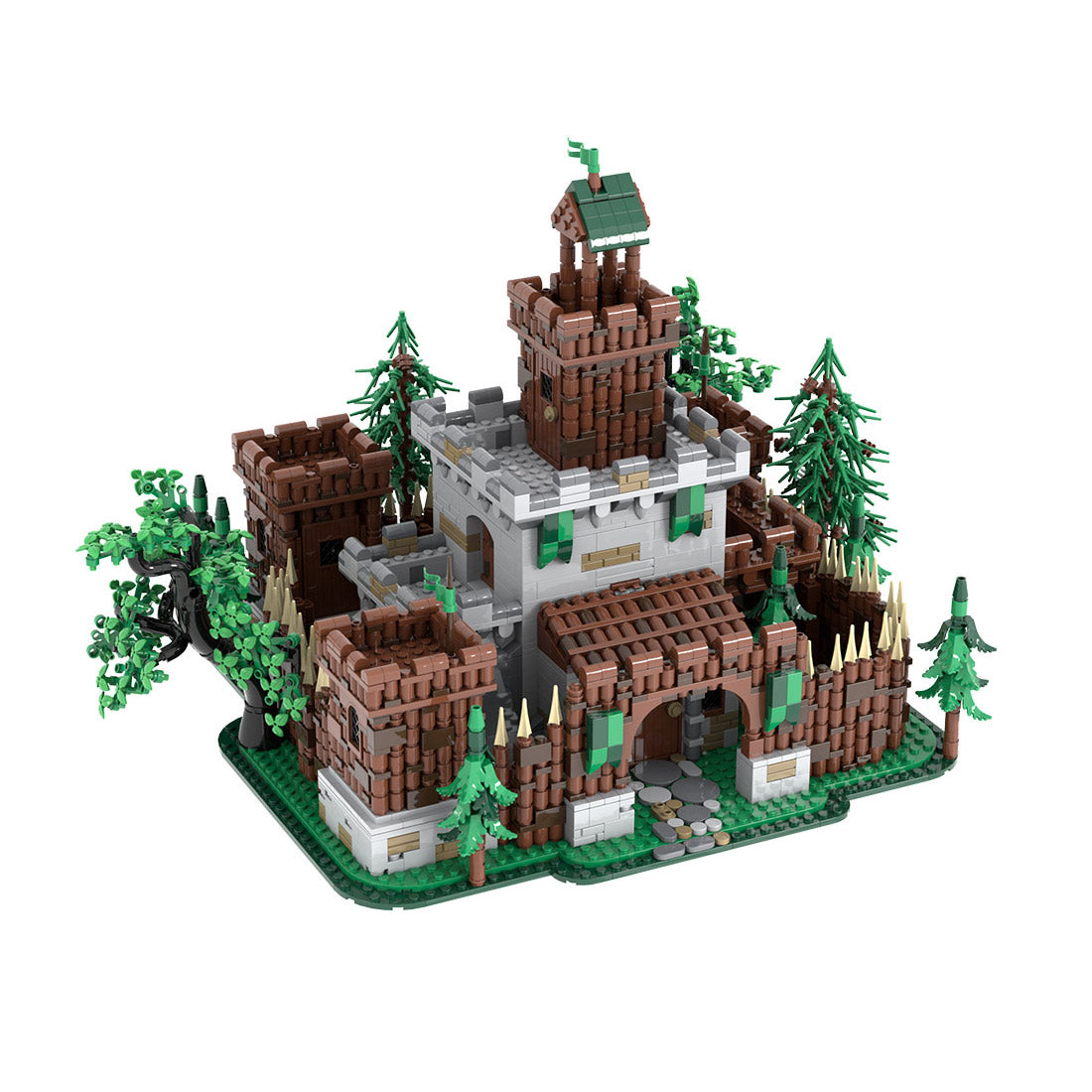 MOC-235461 Forestmen's castle Klemmbausteine