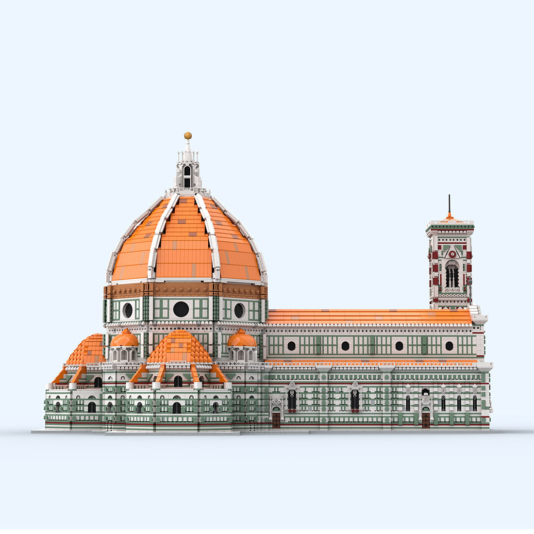 MOC-276083 Kathedrale von Florenz & Giottos Campanile Klemmbausteine