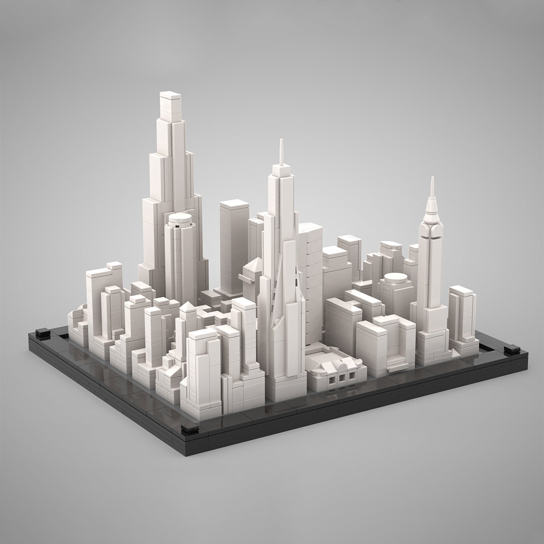 MOC-266677 Midtown Manhattan 1st Part - 1:2500 scale Klemmbausteine