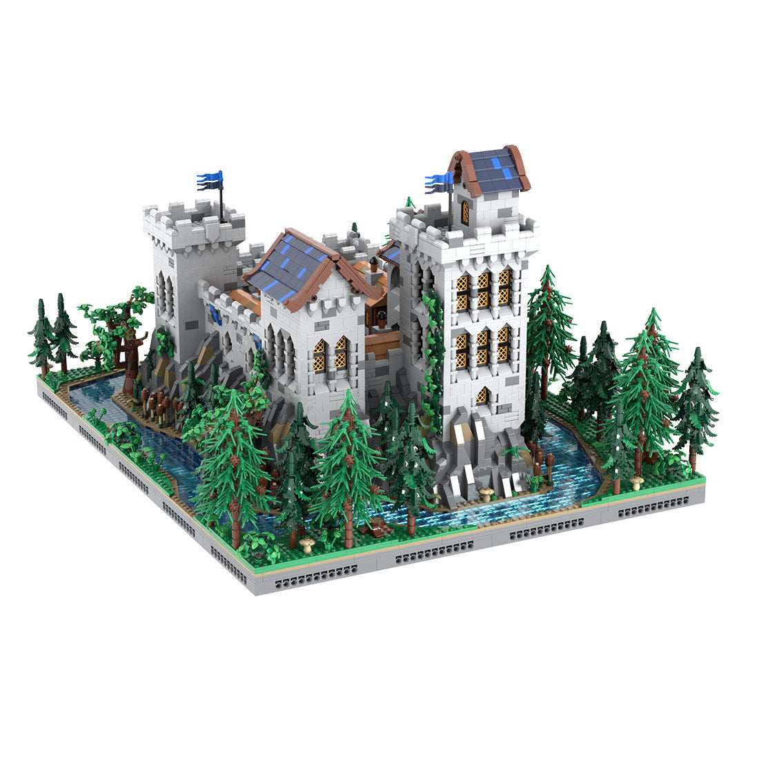 MOC-229261 Black Falcon’s Castle Klemmbausteine