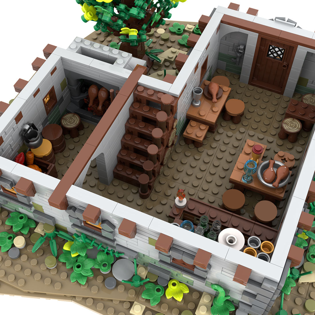 MOC-202047 Medieval tavern & inn Klemmbausteine