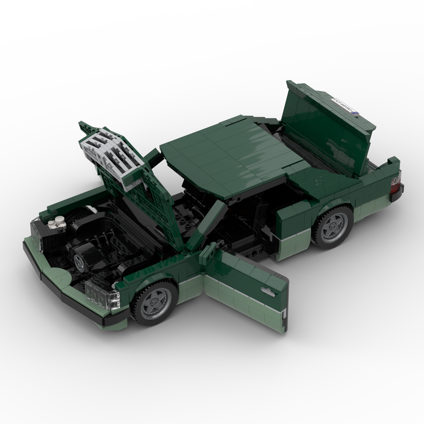 Deutsches Grand-Touring-Coupé der 1980er Jahre Klemmbausteine(GoBricks)