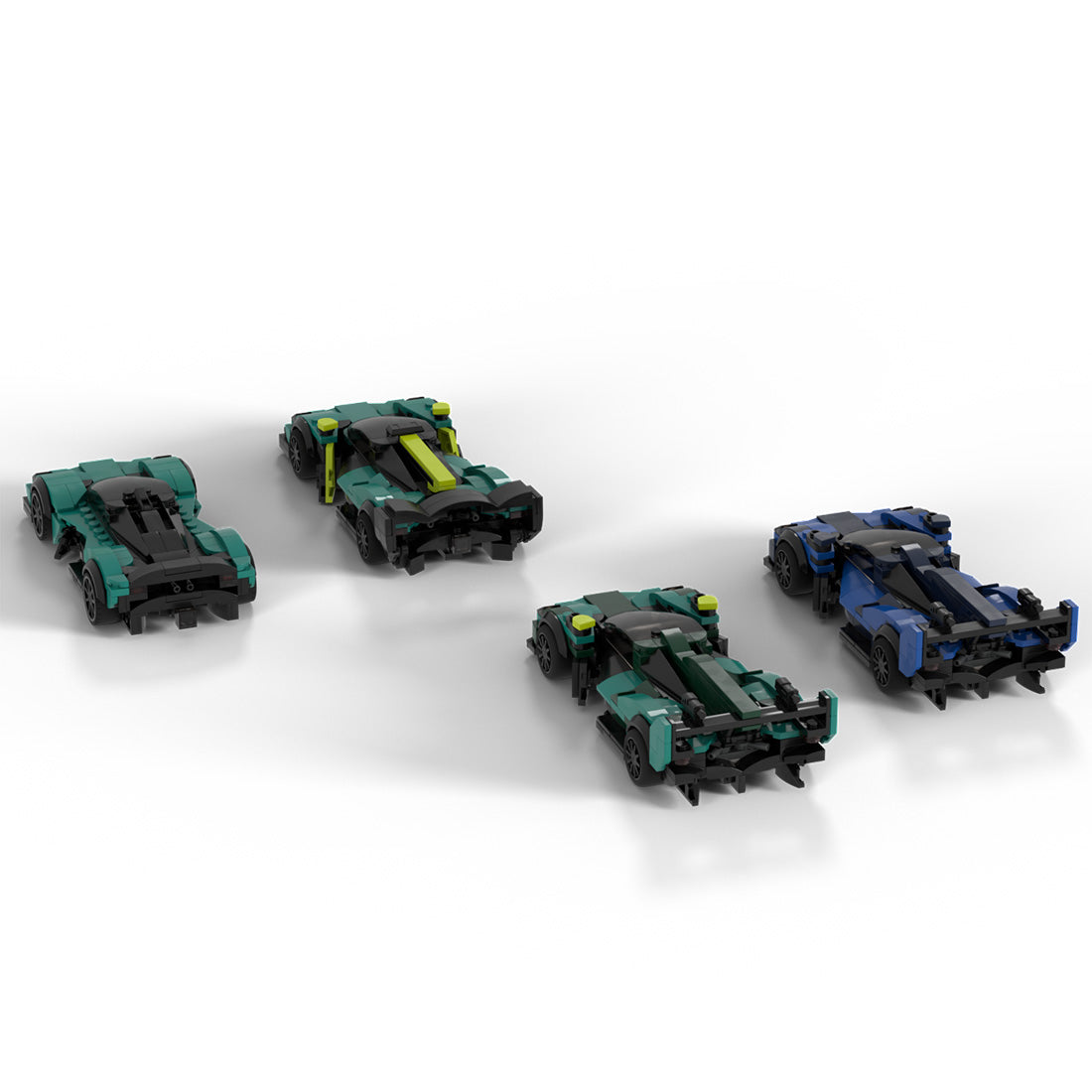 MOC-265825 Aston Martin Valkyrie 4-in-1 Bundle Klemmbausteine