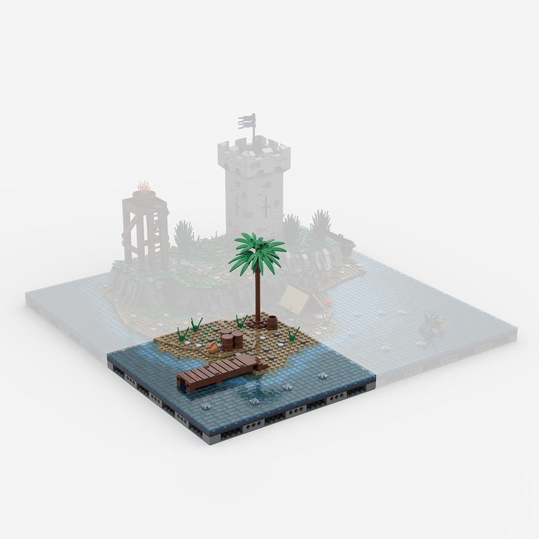 Medieval Pirate Tower CA-001 Klemmbausteine