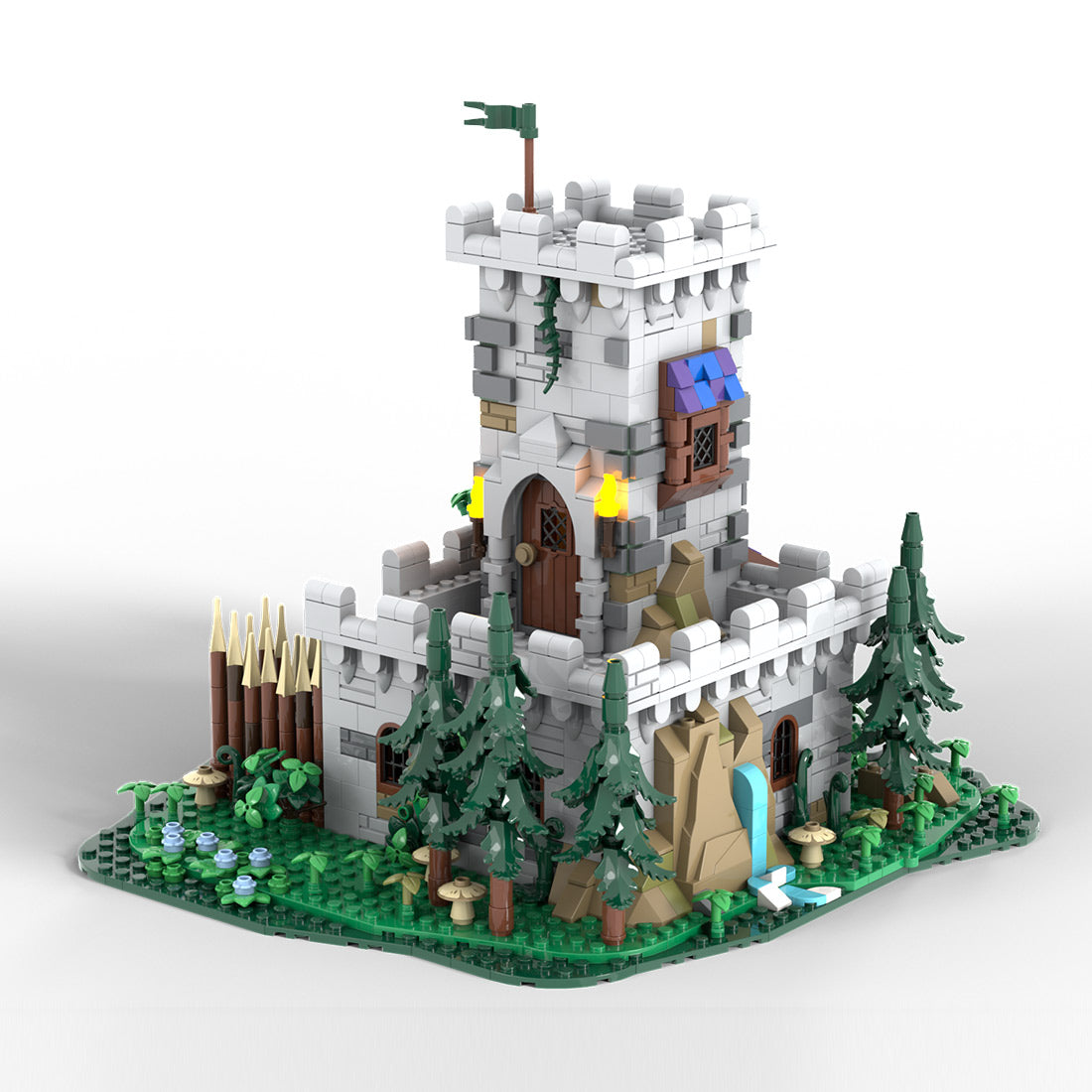 MOC-228153 Medieval Tower Klemmbausteine