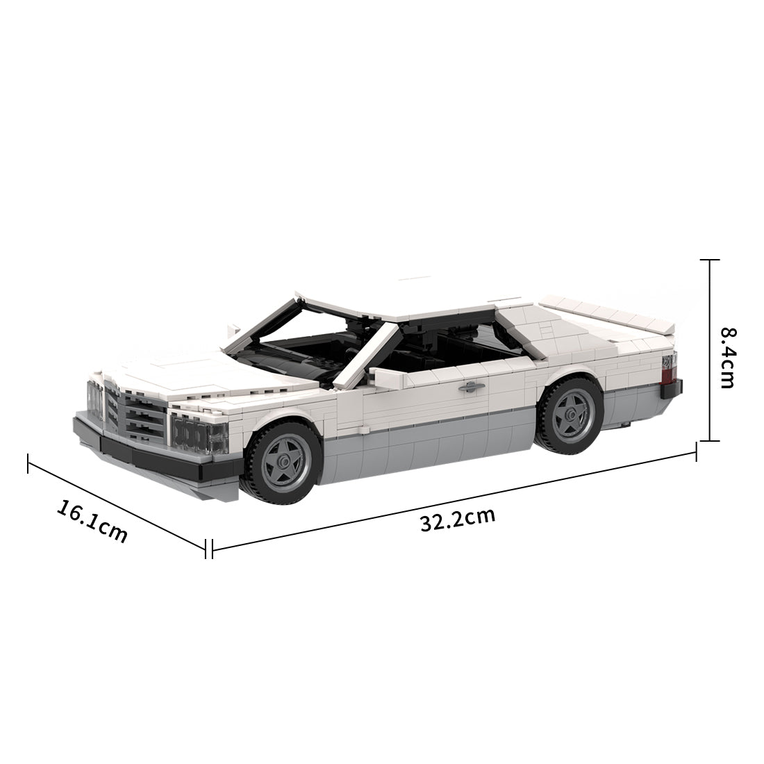 Deutsches Grand-Touring-Coupé der 1980er Jahre Klemmbausteine