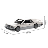 Deutsches Grand-Touring-Coupé der 1980er Jahre Klemmbausteine