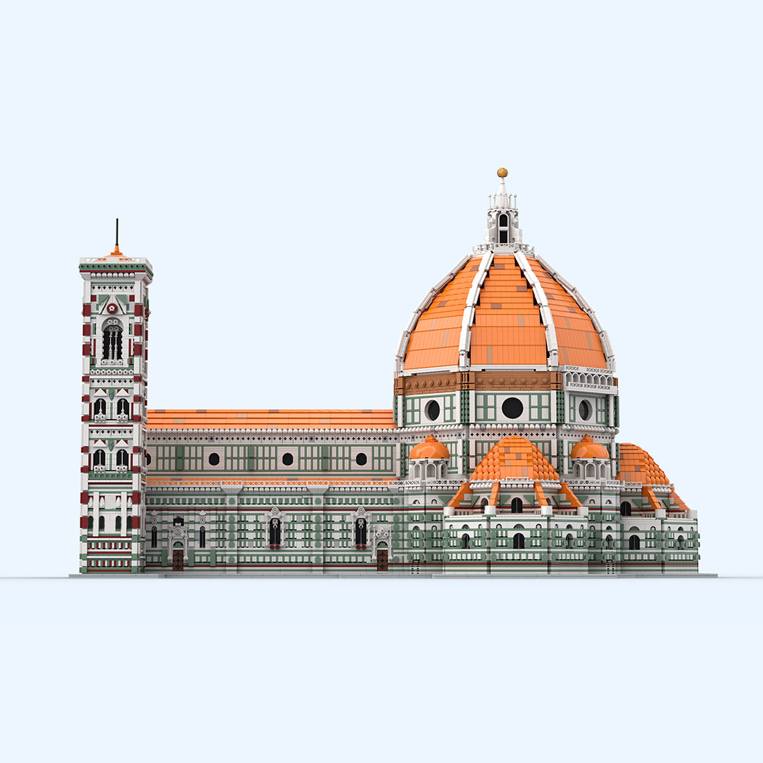 MOC-276083 Kathedrale von Florenz & Giottos Campanile Klemmbausteine