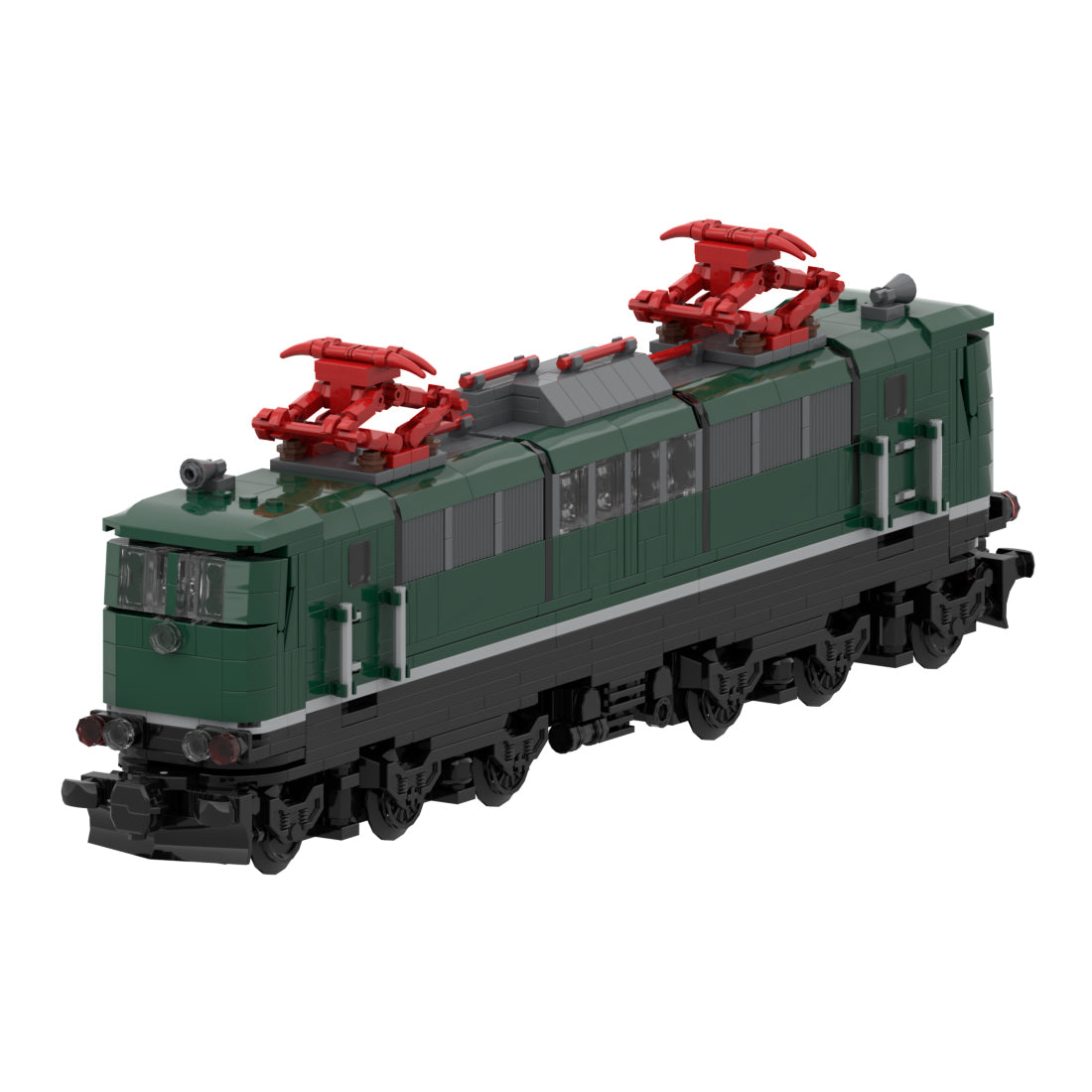 BR-151 Retro-Elektrolokomotive Klemmbausteine
