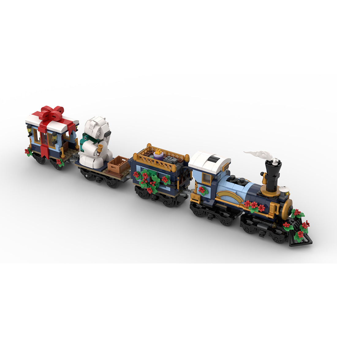 MOC-249783 Holiday Express Train Klemmbausteine