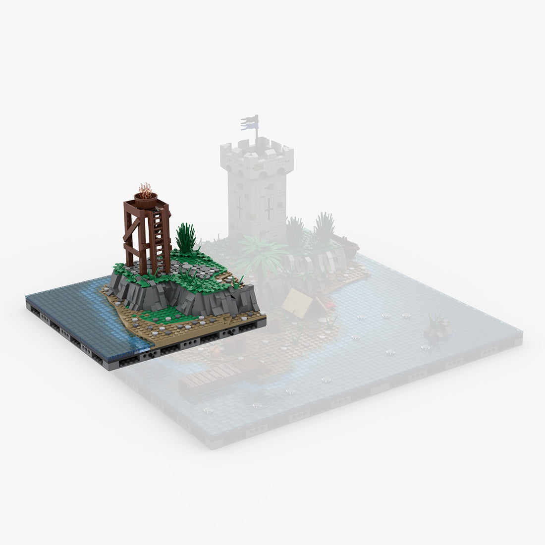 Medieval Pirate Tower PA-001 Klemmbausteine