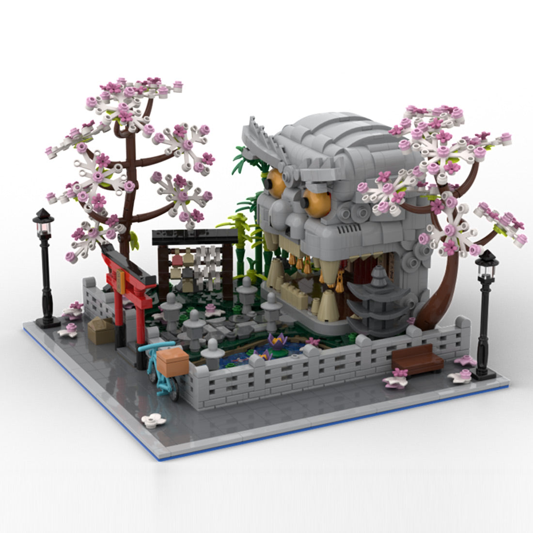 MOC-269494 Löwenkopf-Garten Klemmbausteine