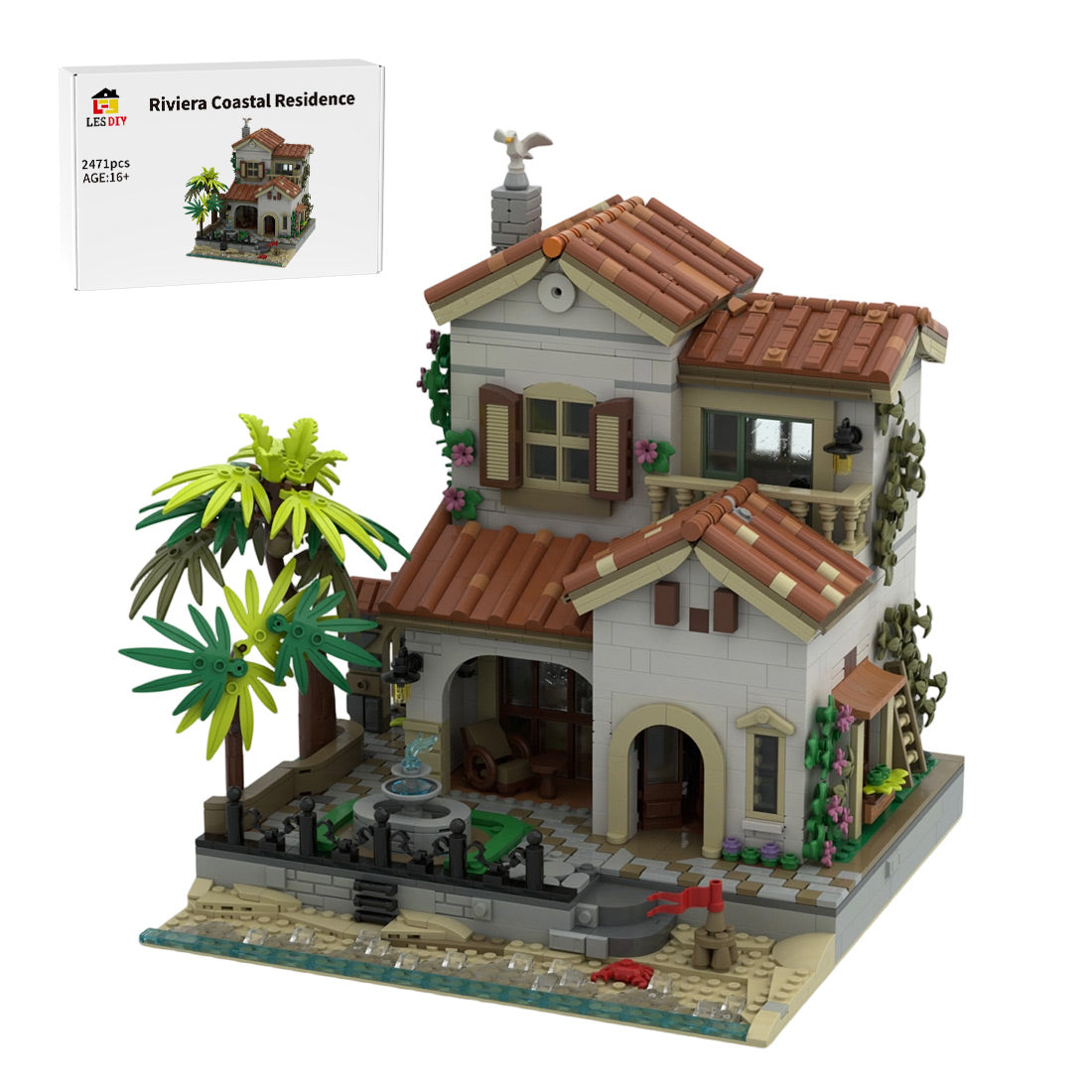 MOC-262153 Riviera Coastal Residence Klemmbausteine