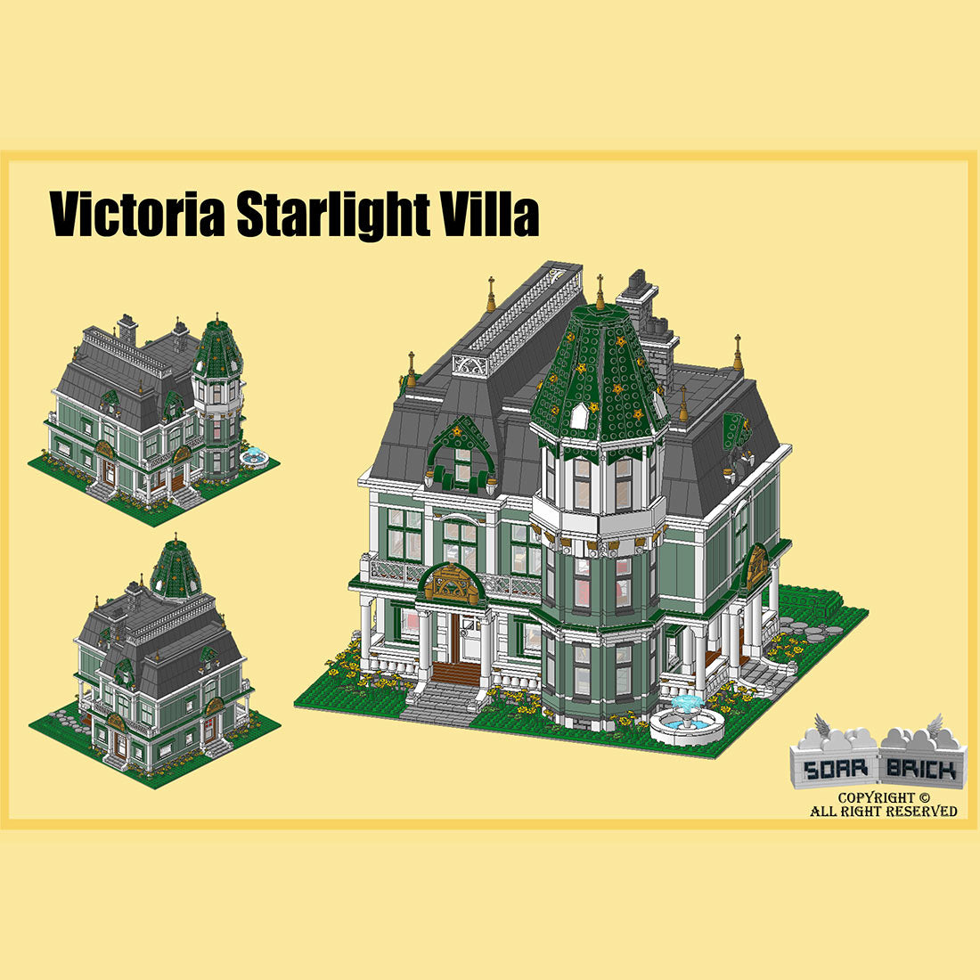 Victoria Starlight Villa Klemmbausteine