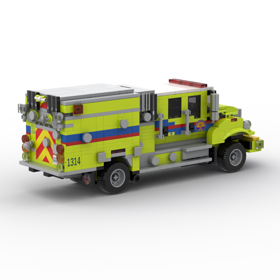 MOC-250511 2020 BME Intl. Typ III Cal OES Waldbrandlöschfahrzeug Klemmbausteine