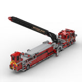 MOC-254378 2018 Pierce Arrow XT Tiller-Feuerwehrfahrzeug der Feuerwehr Southern Marin Klemmbausteine