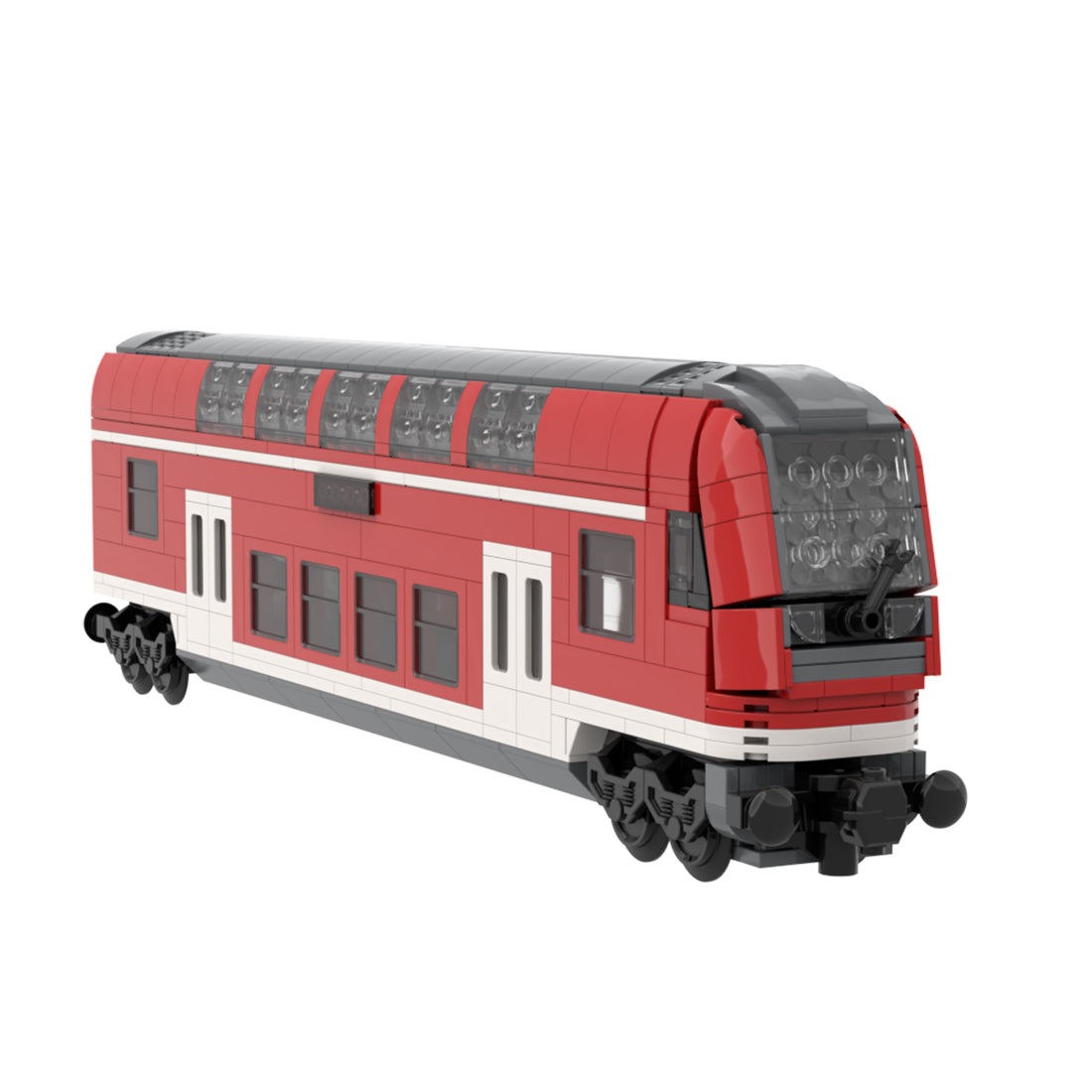 DB Doppeldecker-Steuerwagen Klemmbausteine