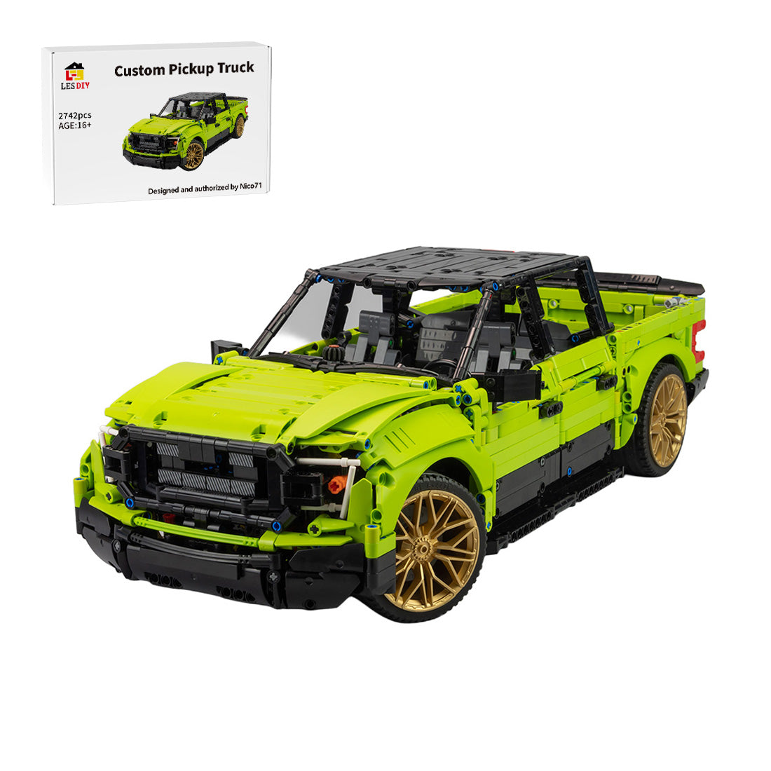 MOC-78624 42115 Modell B – Ford F-150 Klemmbausteine