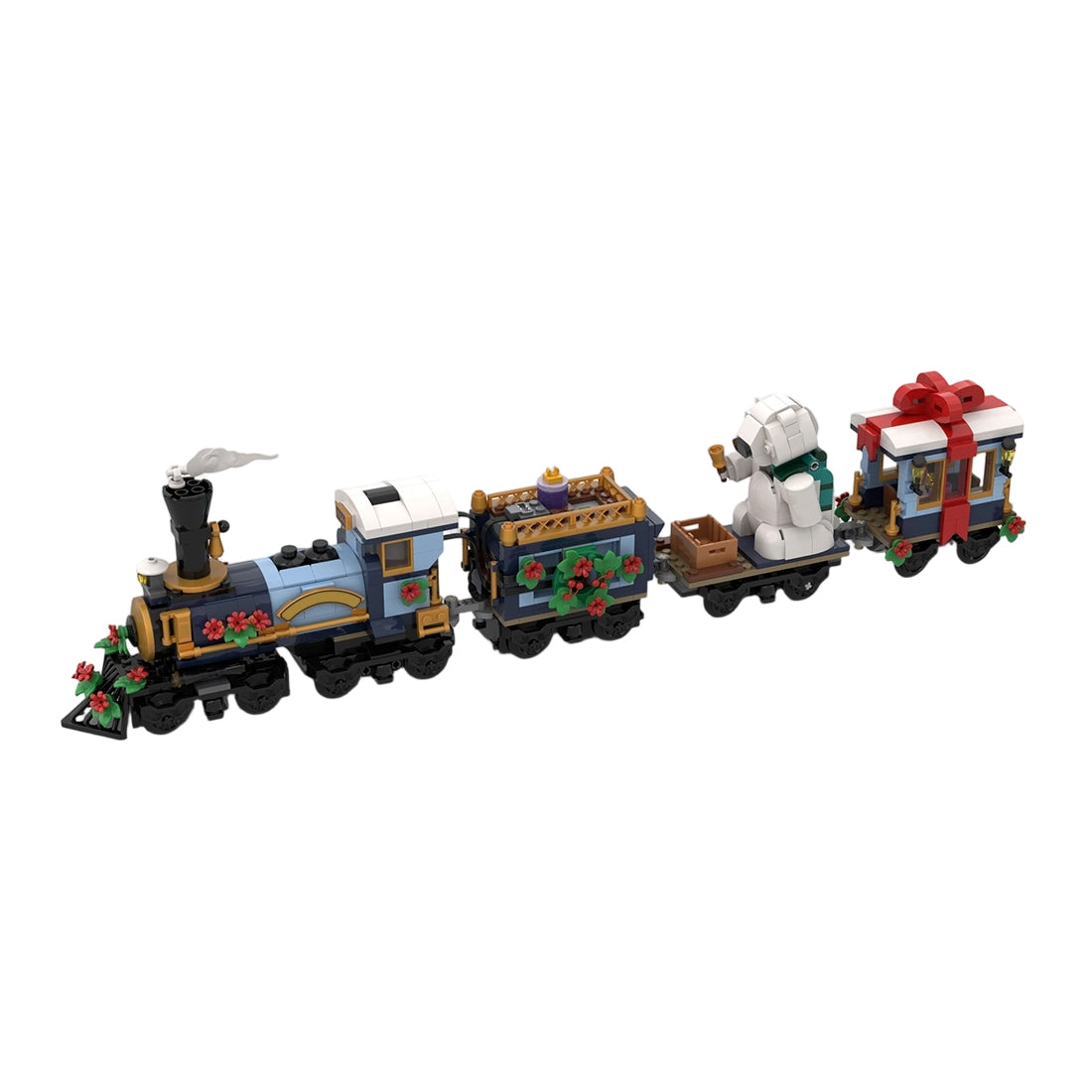 MOC-249783 Holiday Express Train Klemmbausteine
