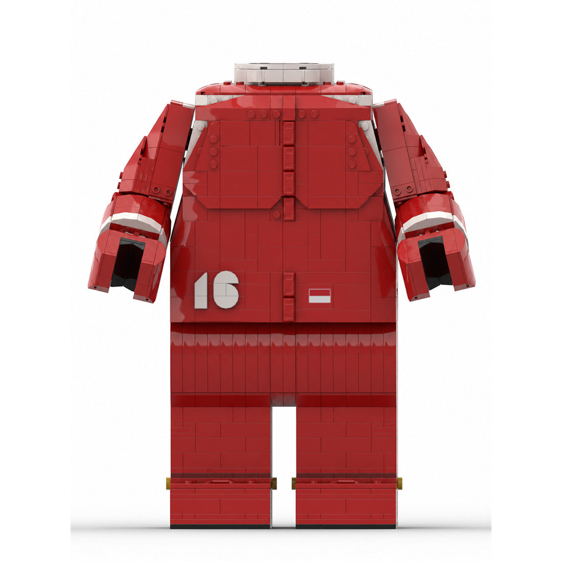 MOC-273762 Charles Leclerc Megafigure (fits the official Lego helmet) Klemmbausteine