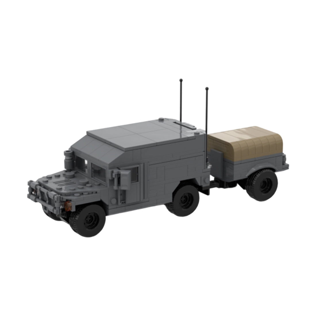 Urbaner HUMVEE 11 Militärfahrzeug Klemmbausteine
