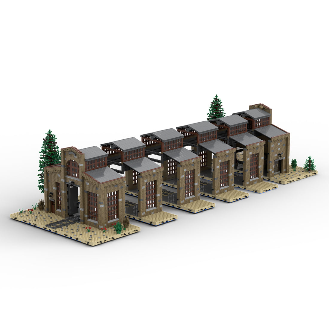 MOC-139273 Union Crane and Shovel Warehouse Klemmbausteine