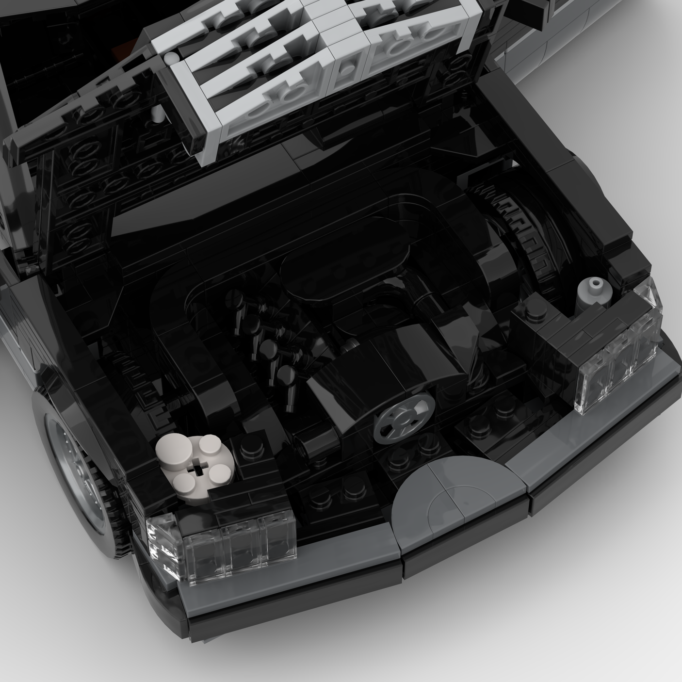 Deutsches Grand-Touring-Coupé der 1980er Jahre Klemmbausteine(GoBricks)