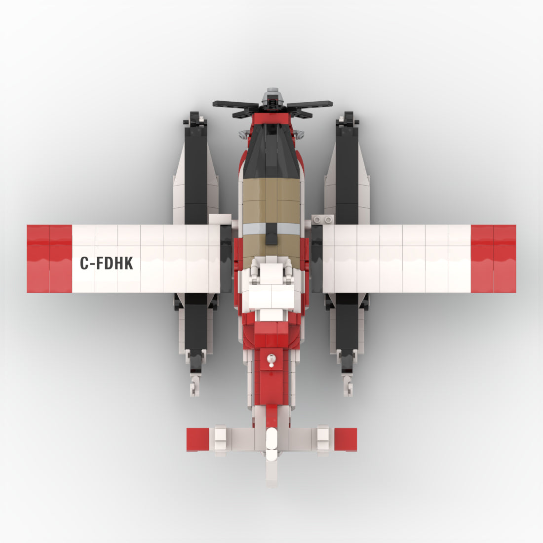 Amphibisches Löschflugzeug AT-802F Fire Boss (Tanker 83/97) Klemmbausteine
