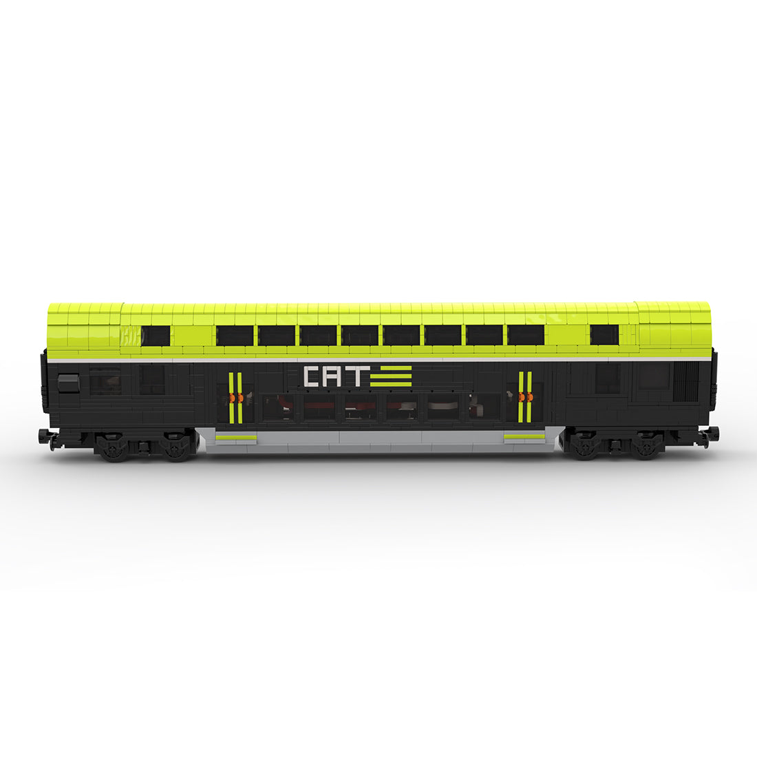 MOC-235961 City Airport Train (CAT) train passenger car - motorized Klemmbausteine