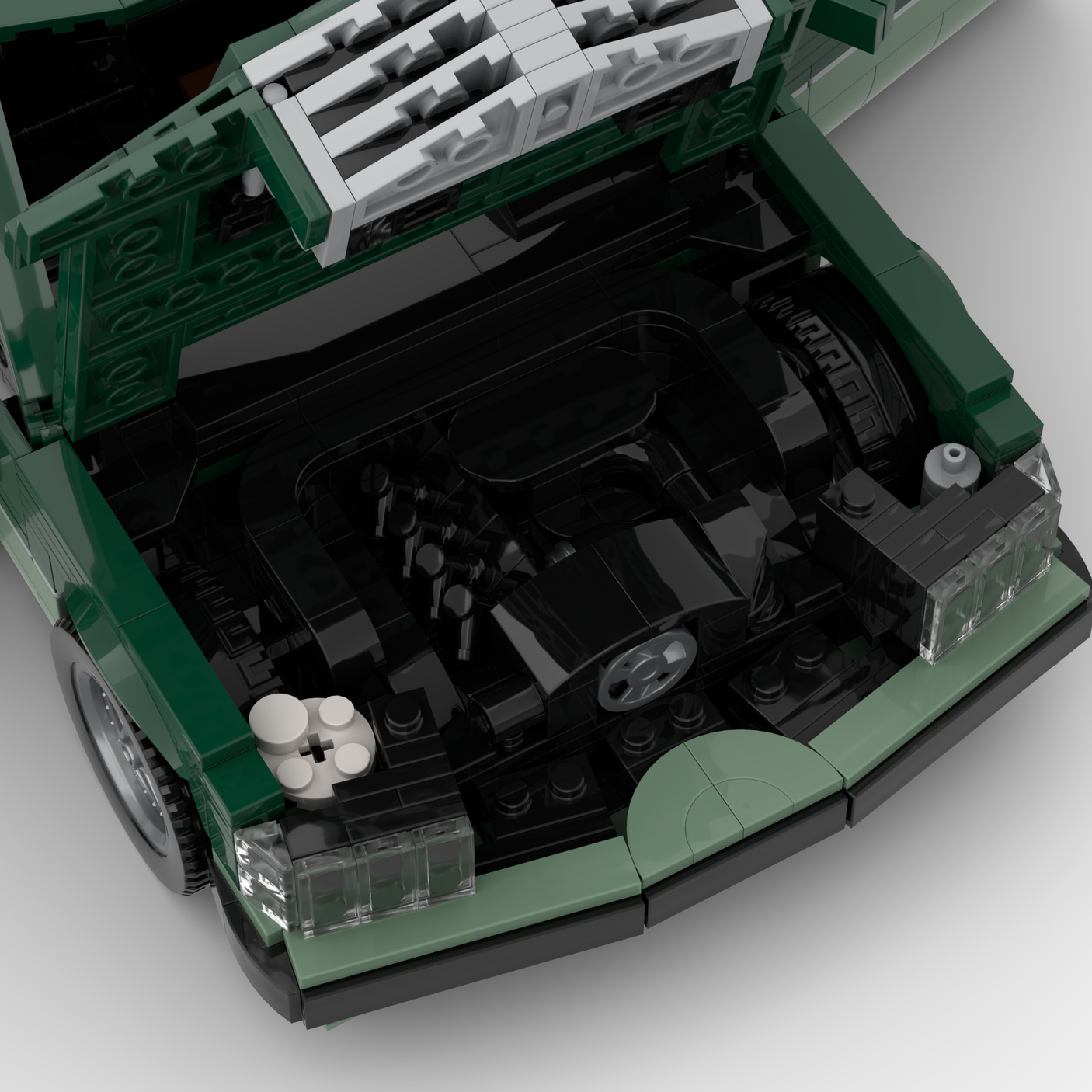 Deutsches Grand-Touring-Coupé der 1980er Jahre Klemmbausteine(GoBricks)
