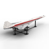 B2707-200 TWA Überschall-Passagierflugzeug 1:80 Klemmbausteine
