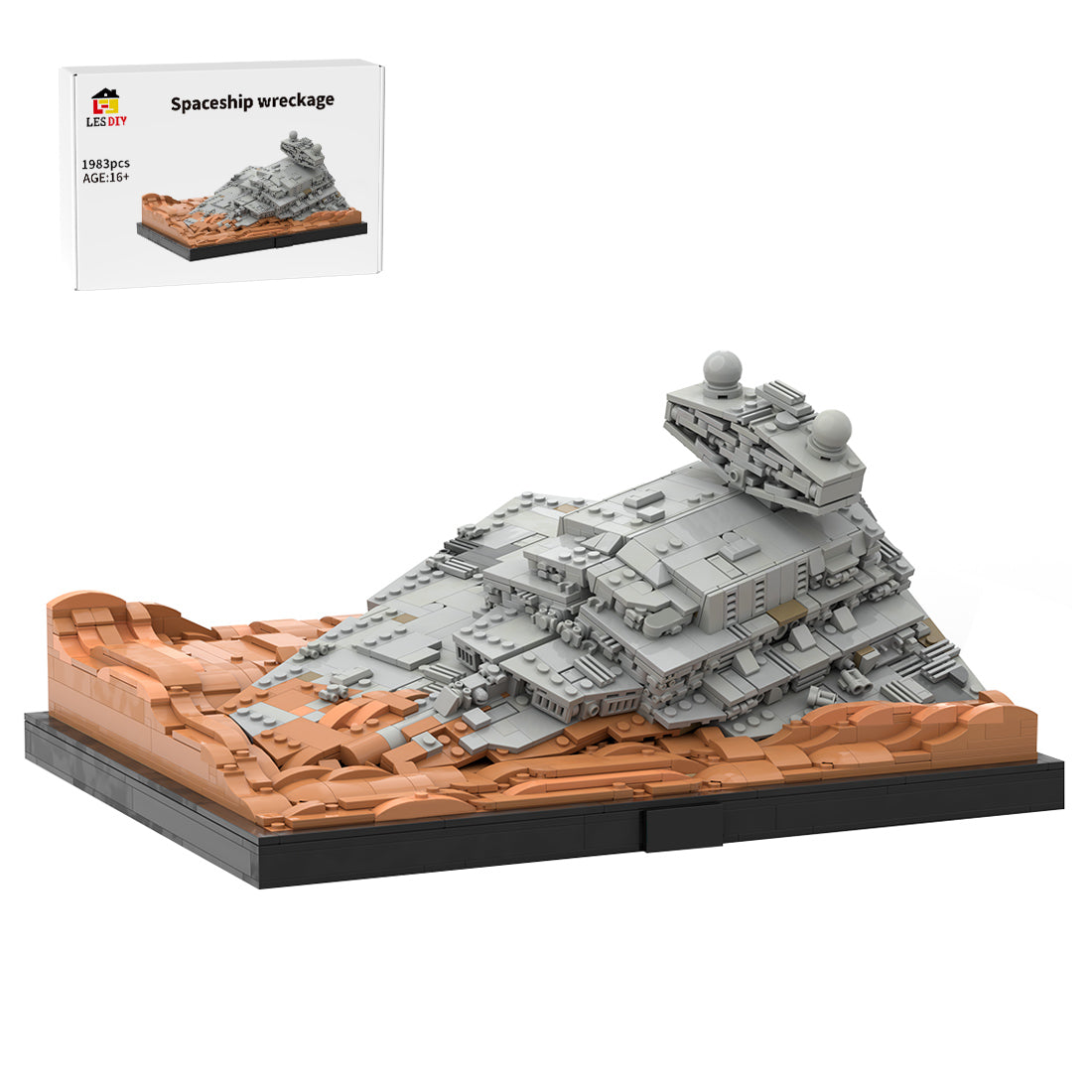MOC-268950 ISD Inflictor | Wreckage of Jakku Klemmbausteine